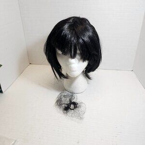 Dress Up Costume Black Womens Wig Short Item #70098